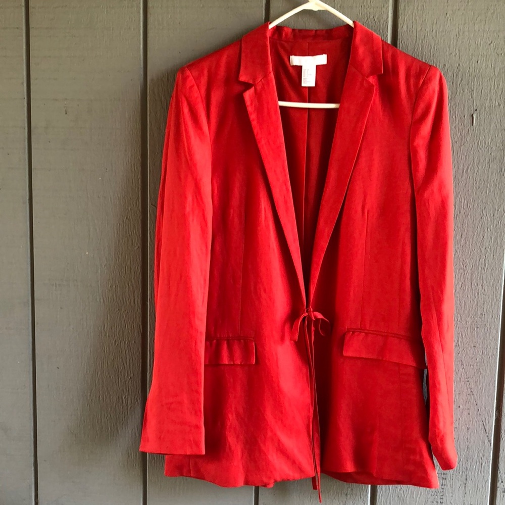 H&M Red Women’s Blazer Jacket